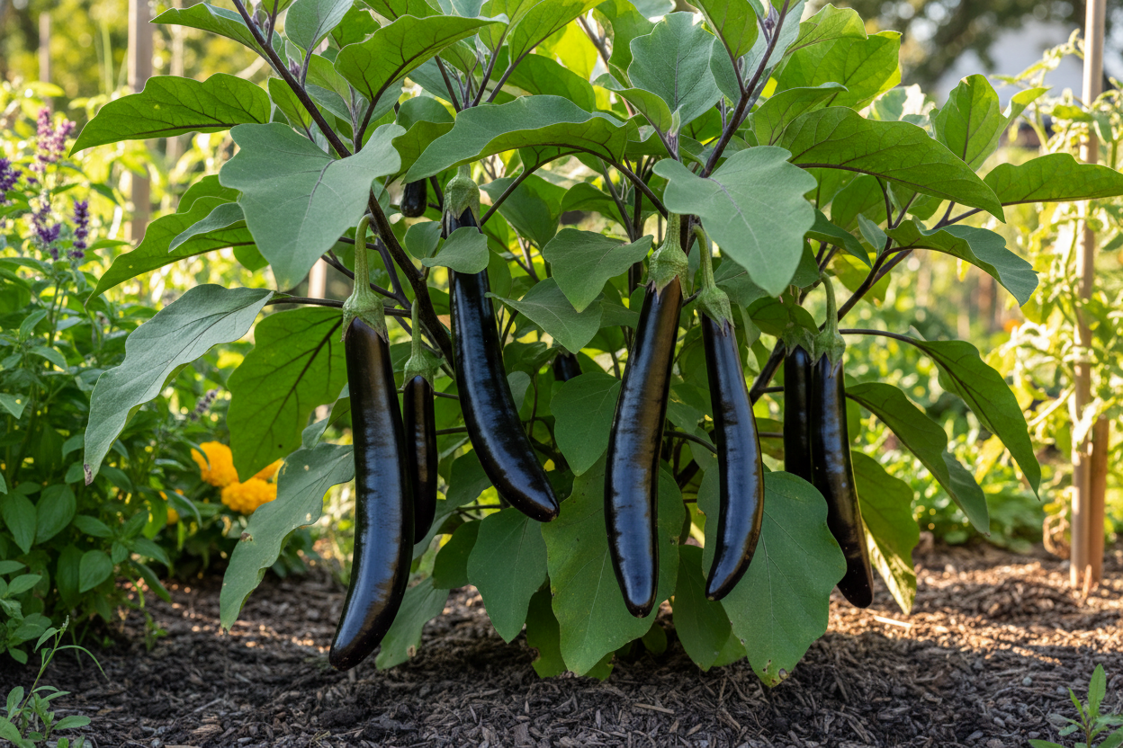 Eggplant, Poamoho Dark Long